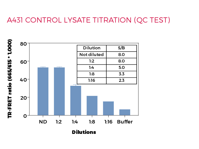 A431 control lysate titration (QC Test)