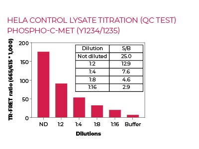 HeLa control lysate titration (QC Test) Phospho-c-Met (Y1234-1235)