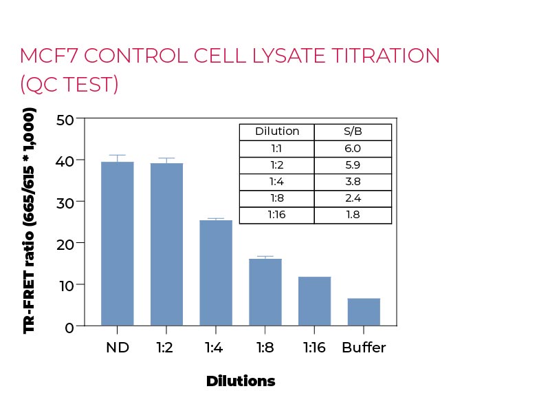 MCF7 control cell lysate titration (QC Test)