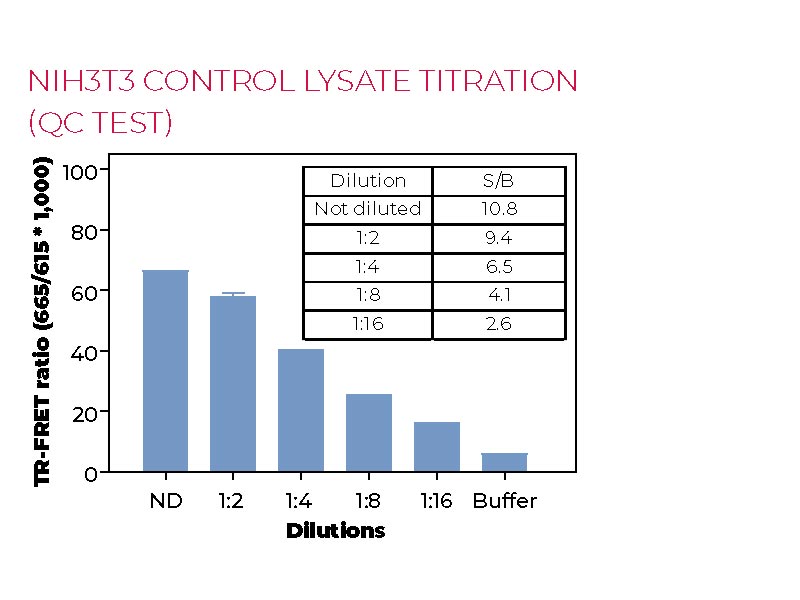 NIH3T3 control lysate titration (QC test)